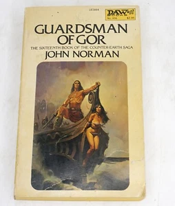Guardsman of Gor by John Norman 1981 DAW UE1664 First Printing Vintage Paperback - Foto 1 di 10