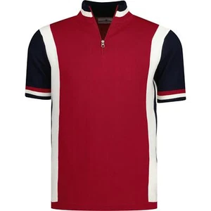 NEW MADCAP MENS RETRO MOD 60s 70s FUNNEL NECK KNITTED CYCLING TOP Hi Wheel MC30 - Picture 1 of 5