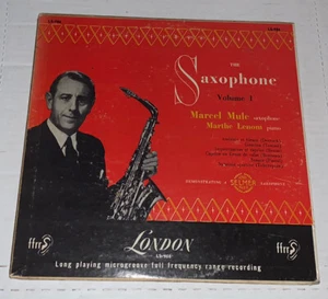 Marcel Mule Marthe Lenom The Saxophone, Volume London Records LS.986 - Picture 1 of 2