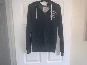 JACK WILLS MENS BLUE GREAT BRITAIN HOODIE JACKET SIZE XS - Picture 1 of 3