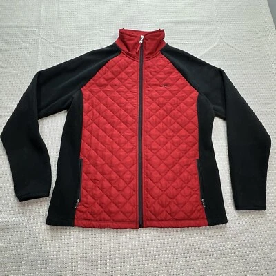 L-RL Ralph Lauren Women’s Black And Red Active Fleece & Quilted Jacket - Size M - Imagem 1 de 4