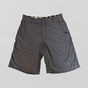 Vintage Lululemon Shorts Men **31 x 10.5" Athletica Casual Chino Grey Check - Picture 1 of 13