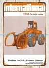 1974 International IH Pay Loader Logger forestry equipment timber tin sign