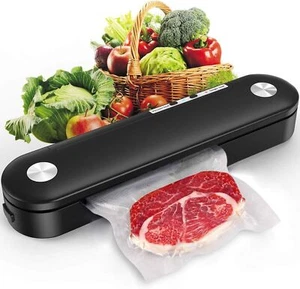 New Vacuum Sealer Storage Pro Food Electric Vacuum Bag Sealer Preserver System - Picture 1 of 9