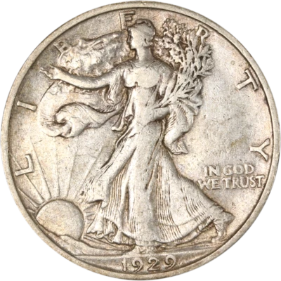 1929-S Walking Liberty Half Great Deals From The Executive Coin Company - Image 1 of 2
