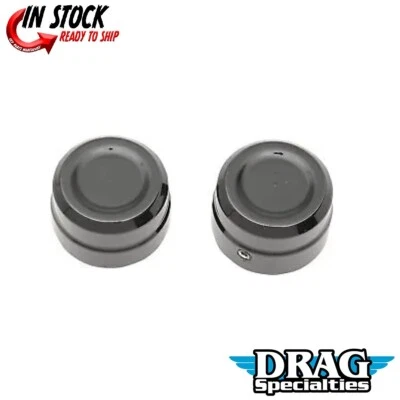 Черные литые колпаки передней оси Drag Specialties 0214-0831 для Sportster 08-22 - Изображение 1 из 3