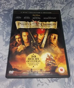 Pirates Of The Caribbean: Curse Of The Black Pearl DVD UK (Region 2) Disney - Picture 1 of 3