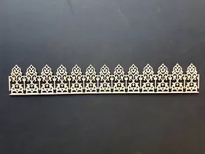 12th Scale Wrought Iron effect railing/fencing (Design 016) - Picture 1 of 1