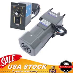 Motoriduttore Elettrico 200W 110V AC Variabile con Regolatore di Velocità Monofase 20K - Foto 1 di 5