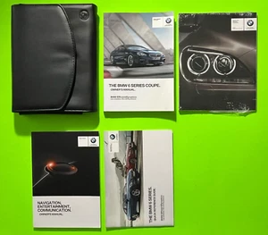 2016 BMW 6 SERIES COUPE Factory Owners Manual Set w/ NAV & Case *OEM* - Picture 1 of 8