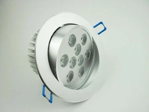 1 pc 9W  Recessed LED Ceiling Downlight / Spotlight  Lamp + Driver Cool White - Picture 1 of 1