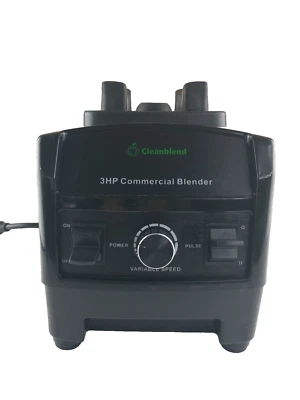 Liquidificador comercial Cleanblend Professional 3 HP funciona - SOMENTE BASE DO MOTOR DO LIQUIDIFICADOR - Imagem 1 de 4