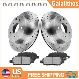 Rear Brake Rotors & Ceramic Pads Kit for Nissan Rogue Sport 2017-2021 2022 - Picture 1 of 10