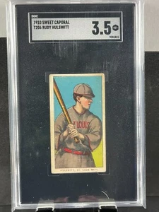 1909-11 1910 T206 - Rudy Hulswitt Sweet Caporal Factory No. 30 (RC) SGC 3.5 - Bild 1 von 2