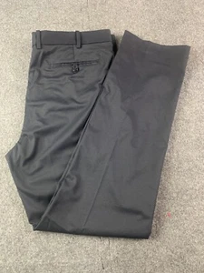 RLX Ralph Lauren Tailored Fit Mens Flat Front Golf Pants Size 36x32 Black - Picture 1 of 10