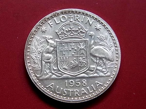 Australia. 1958 Melbourne Florin.. Proof.   Mintage-1506  - Bild 1 von 2