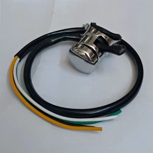 Interruttore vintage per manubri da Ø22mm stile LUCAS cafè racer e scrambler - Foto 1 di 1