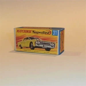 Caja de reproducción estilo G Matchbox Lesney Superfast 31 d Lincoln Continental - Imagen 1 de 4