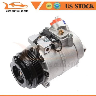 For 1997-2011 2010 BMW 330Ci 525i 528i 530i 540i 740i M3 A/C AC Compressor - Image 1 of 4