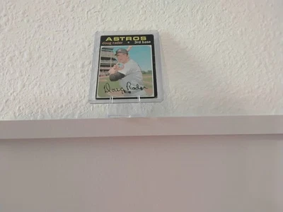 1971 Topps #425 Doug Rader   Baseball Houston Astros - Image 1 of 2