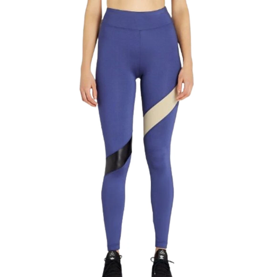 Leggings Koral Aello Shantung tiro alto en azul pequeños yoga gimnasio atléticos NUEVO Foto 1 de 4