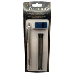 Oxford Helix Technische Zeichnung Druckbleistift Set Radierer 12 Minen Neu - Bild 1 von 3