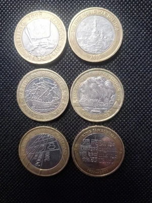 Collectable 2 Pound Coins X 6 Bundle - Image 1 of 4