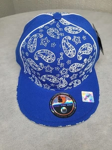 Blauer Paisley Pit Bull taillierter Herrenhut Größe Medium  - Bild 1 von 9