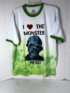 NEU Creepy Co. Toxic Avenger I Love Monster Hero Ringer T-Shirt Tee 2XL Batik - Bild 1 von 6
