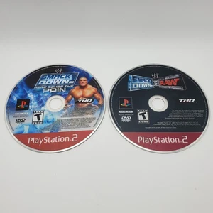 WWE SmackDown Here Comes the Pain & Smackdown Vs Raw (PlayStation 2) Tested - Picture 1 of 3