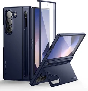 Funda SURITCH para Samsung Galaxy Z Plegable 6 con Soporte Z Plegable 6 2024 - Azul Oscuro - Imagen 1 de 6