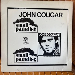 JOHN COUGAR SMALL PARADISE PROMO VINYL 12" RECORD RIVA 126 1979 RARE MELLENCAMP - Bild 1 von 6