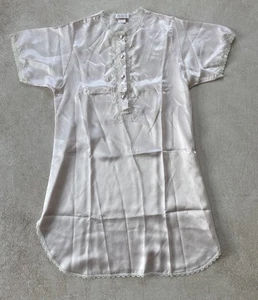 Barbizon Nachthemd mit Spitzenbesatz Kurzarm zartrosa Vintage - Small Petite - Bild 1 von 6