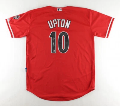 Camiseta deportiva estilo personalizado firmada por Justin Upton Arizona Diamondback (certificado de autenticidad Beckett) Foto 1 de 4
