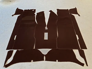 Dark brown loop carpet set for BMW 7 E23 730 733i 735i 745i 1977-1986 - Picture 1 of 2