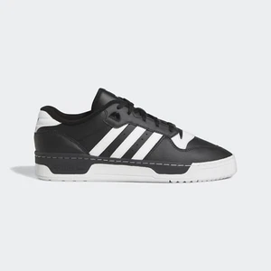 SCARPE DA GINNASTICA UOMO ADIDAS RIVALRY BASSE NERE BIANCHE CASUAL SNEAKERS SPORTIVE - FZ6327 - Foto 1 di 8