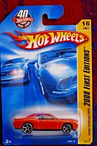 2008 HOT WHEELS 2008 Dodge Challenger SRT8 orange FIRST EDITION sealed - Picture 1 of 4