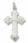 Religious Gifts Sterling Silver Tone Orthodox Cross Pendant 1 1/4 Inch