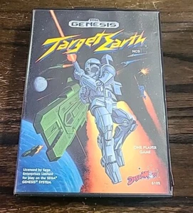 Target Earth (Sega Genesis, 1990) mit CIB mit Handbuch, getestet Videospiel - Bild 1 von 5