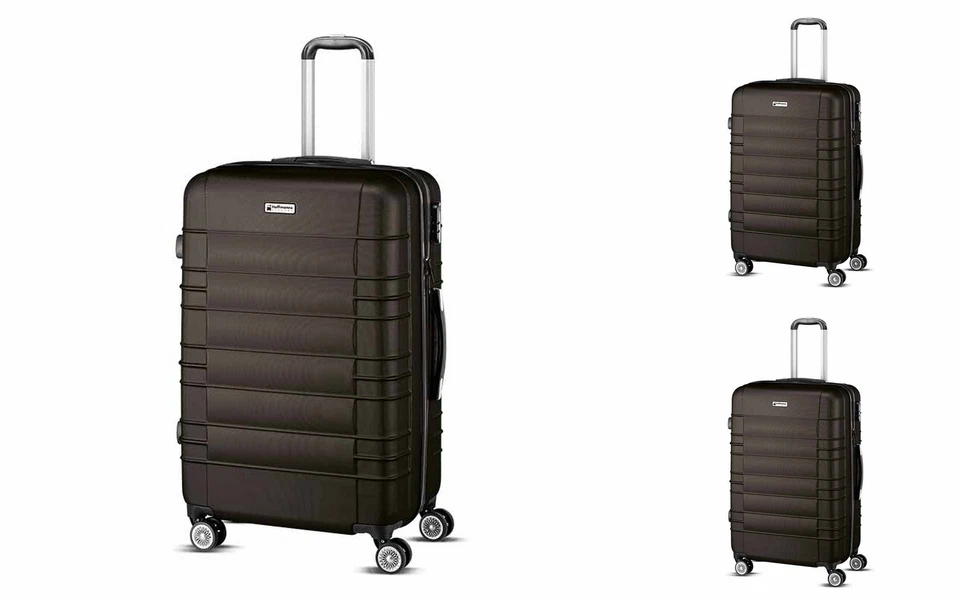 Hartschalenkofferset Trolley Koffer 360 Grad Rollensystem "Travelstar" ABS - Bild 1 von 1