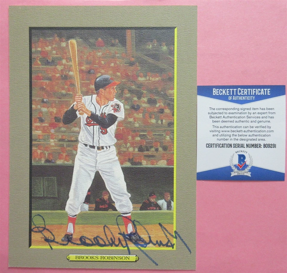 Brooks Robinson Signed Perez Steele G.M. - Beckett BAS - Image 1 of 1