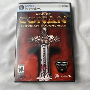 Age of Conan: Hyborian Adventures Game 2 Discs & Conan The Barbarian (PC, 2008) - Picture 1 of 8