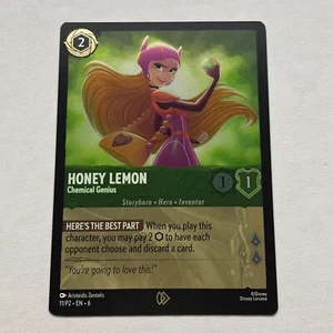 Honey Lemon 11/P2 Disney Lorcana Azurite Sea Promo Cold Foil Card NM - Foto 1 di 2