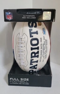 New England Patriots SUPER BOWL SOUVENIR FOOTBALL - signature ball - Picture 1 of 8