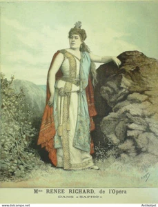 Opéra Renée Richard dans Sapho 1893 - Picture 1 of 1