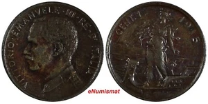 Italia Vittorio Emanuele III Bronzo 1915 R 1 Centesimo KM# 40 (19 810) - Foto 1 di 3