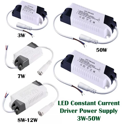 ELECTRICALSONE Constant Current LED Driver AC 85-265V Electronic Transformer Power Supply