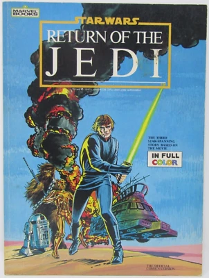 Marvel 1983 Star Wars Return Of The Jedi Illustrated TBP Foto 1 de 3