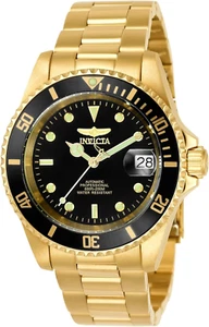 Reloj Para Hombre Invicta Dorado Elegante Uso Formal Casual Calidad TOP NUEVO - Bild 1 von 12