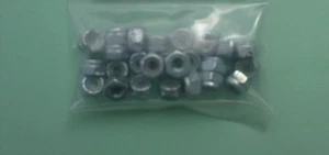 Tuercas 10-24 3/16" UNC BSW NYLOC X 25 - Imagen 1 de 1